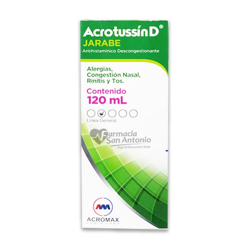 ACROTUSSIN D JARABE 120ML