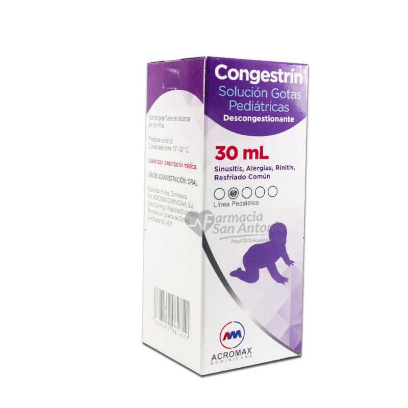 CONGESTRIN GOTAS PEDIATRICAS 30ML