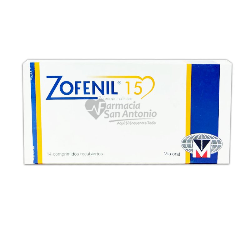 ZOFENIL 15 MG X 14 TABLETAS ++