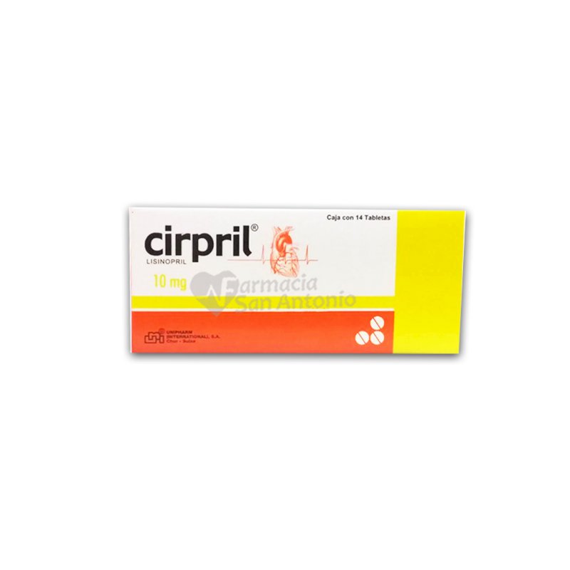 CIRPRIL 10 MG X 14 TAB