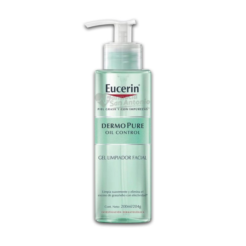 EUCERIN DERMO PURE GEL LIMPIADOR 200ML