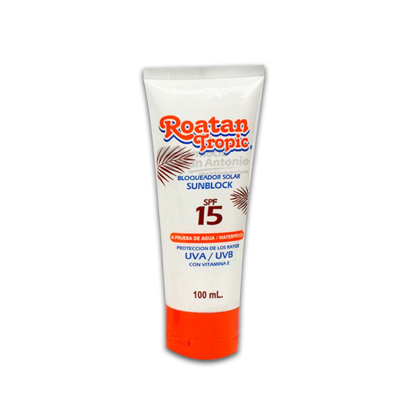 BLOQUADOR SOLAR ROATAN SPF 15 X 100 ML