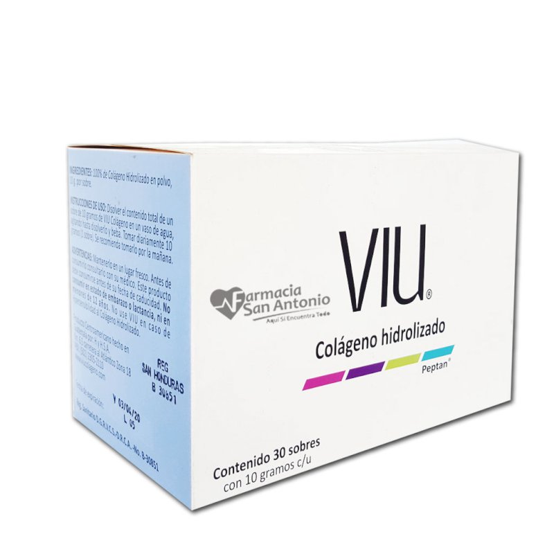 VIU COLAGENO HIDROLIZADO 10G X 30 SOBRES