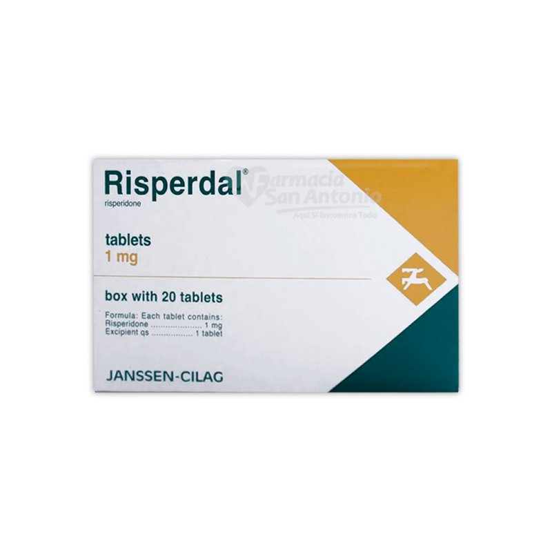 RISPERDAL 1MG X 20 TAB