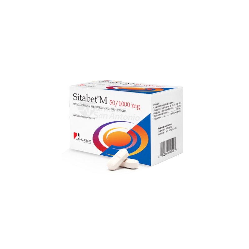 SITABET M 50/1000MG X 60 TAB.