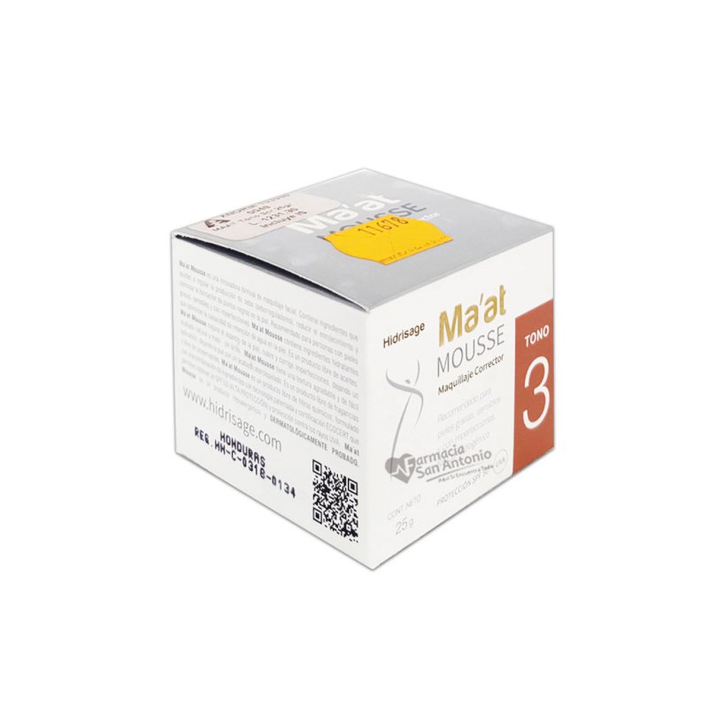 MAAT MOUSSE TONO 3 X 25G$