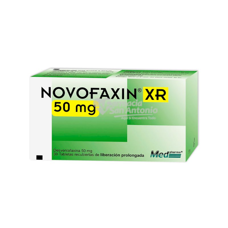 NOVOFAXIN XR 50MG X 30 CAP.