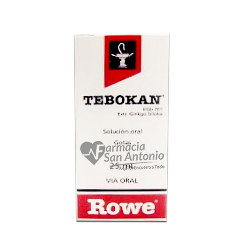 TEBOKAN GOTAS ORALES 25ML $