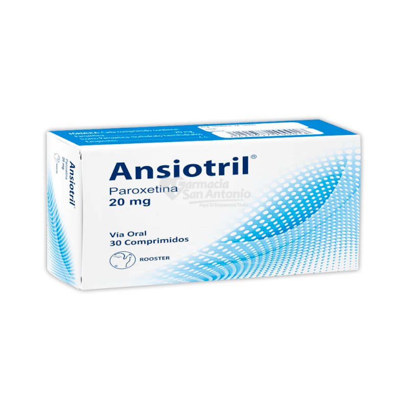 ANSIOTRIL 20MG X 30 TABLETAS