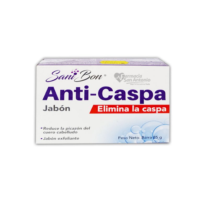 SANI-BON JABON ANTI-CASPA BARRA 85 GRS.