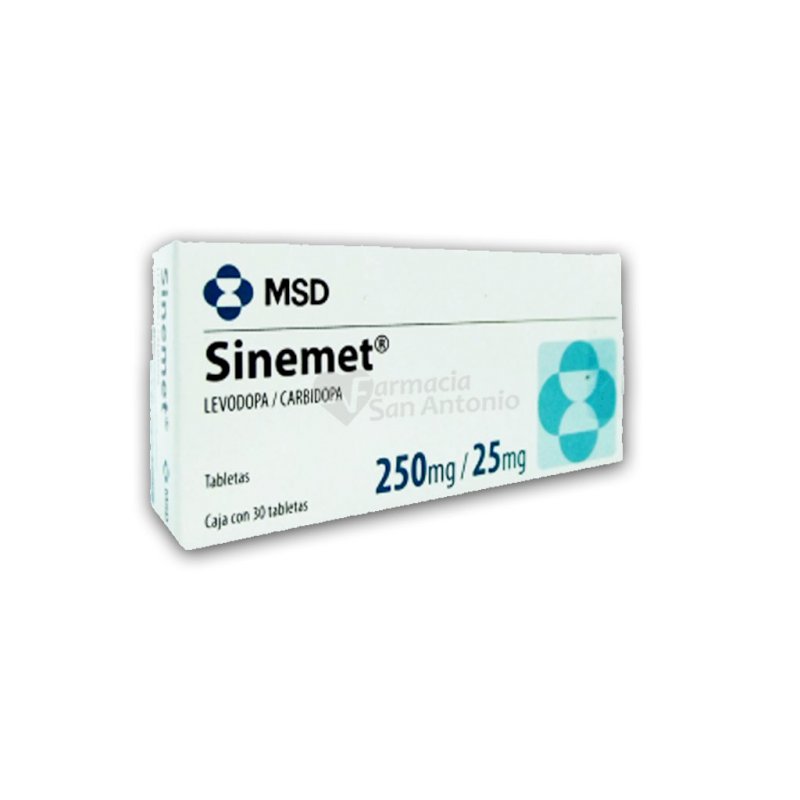 SINEMET 25MG/250MG X 30TAB