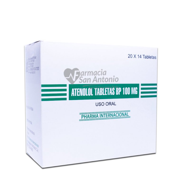 UNIDAD PHARMA INTER ATENOLOL 100MG TAB