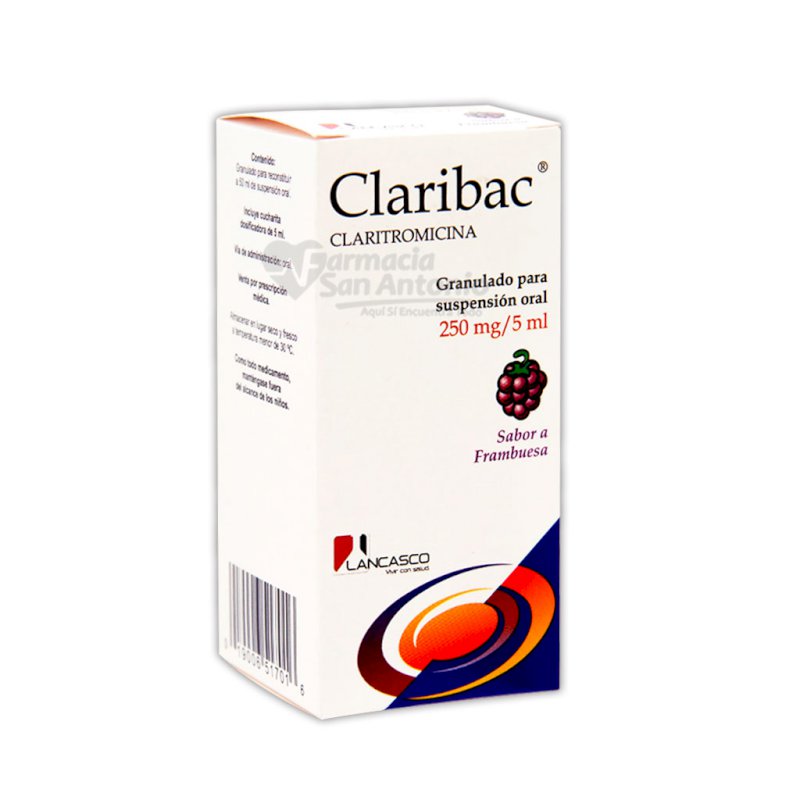 CLARIBAC SUSP 250MG X 50ML