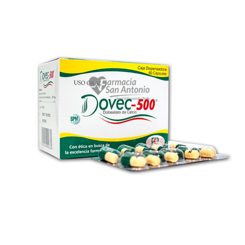 UNIDAD DOVEC 500MG CAPS