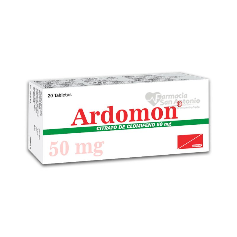 UNIDAD ARDOMON 50 MG TAB