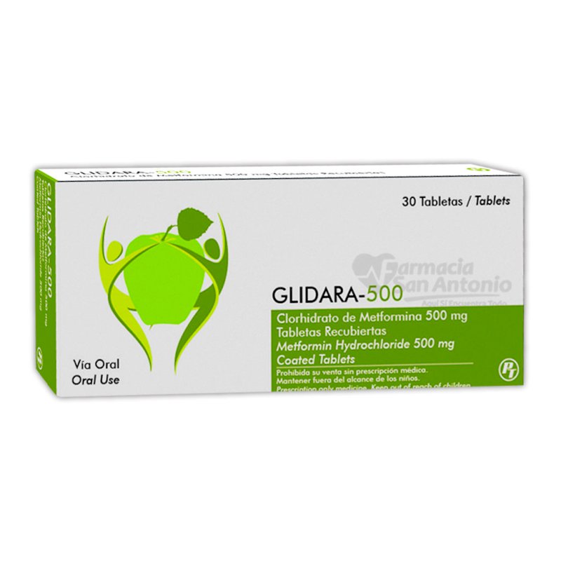 GLIDARA 500MG X 30 TAB