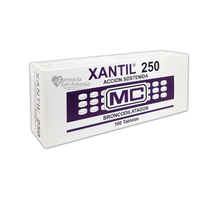 XANTIL 250MG X 100 TAB