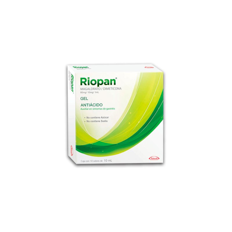 RIOPAN GEL 80MG/10MG X 10 SOB.