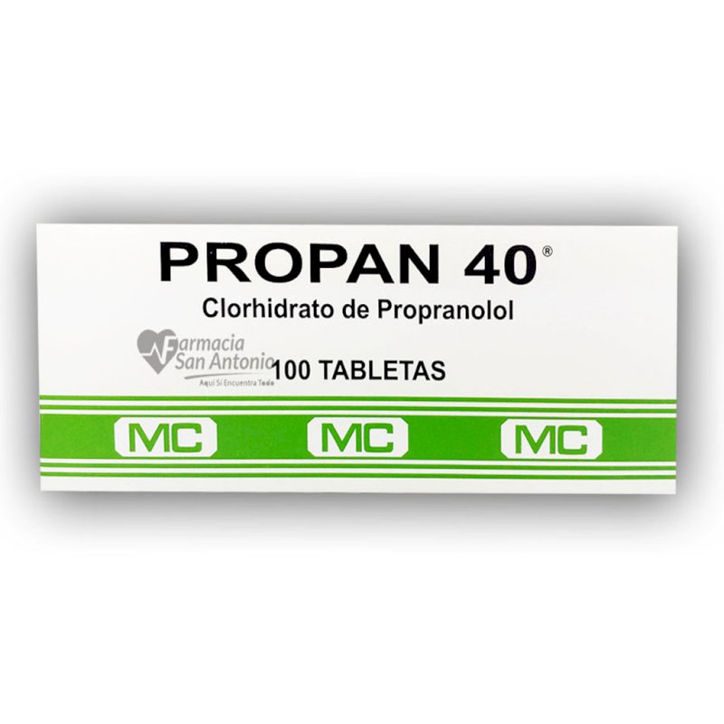 UNIDAD MC PROPAN 40MG TABS