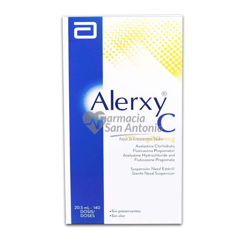 ALERXY C 137MCG/50MCG SPRAY NASAL (140 DOSIS) á