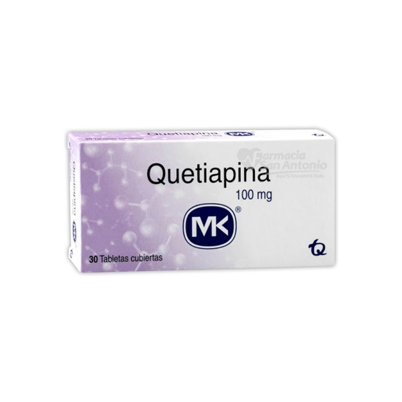 QUETIAPINA 100MG MK X 30TAB