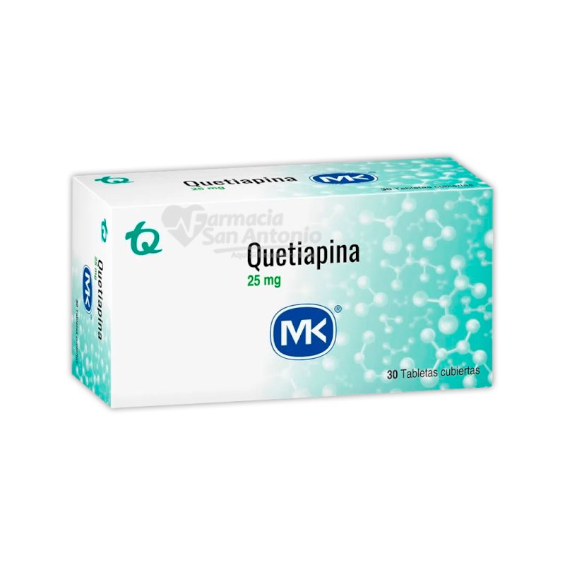 QUETIAPINA 25MG X 30 TABS.