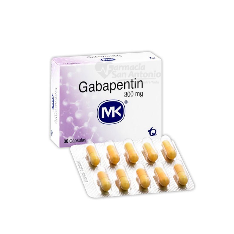 GABAPENTINA 300MG X 30CAPS.