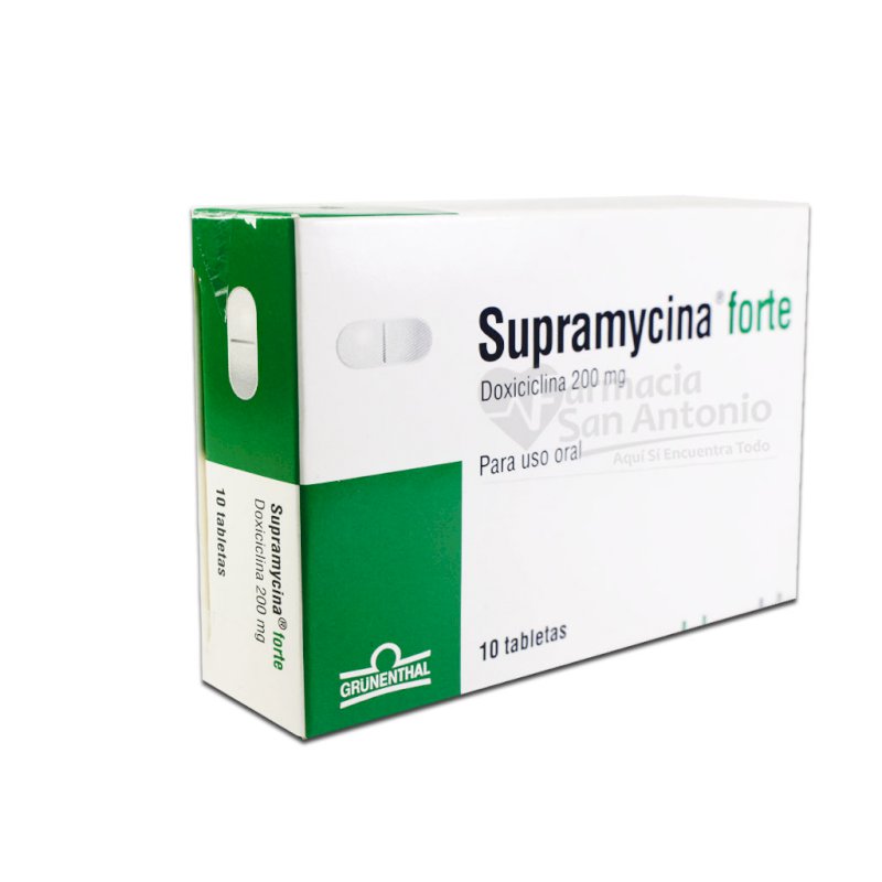 SUPRAMICINA FORTE 200MG X 10 TABS