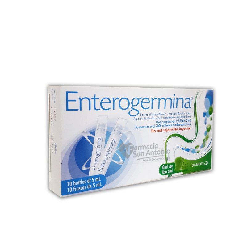 ENTEROGERMINA SOL ORAL X 10 AMP/5ML