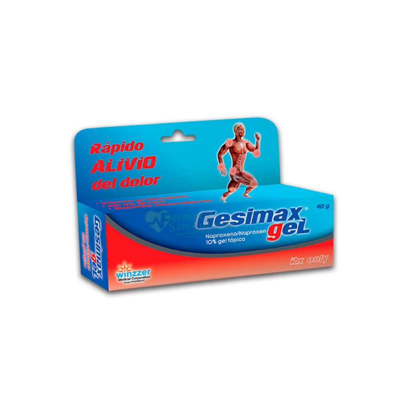 GESIMAX 10% GEL TOPICO TUBO X 40GRS*