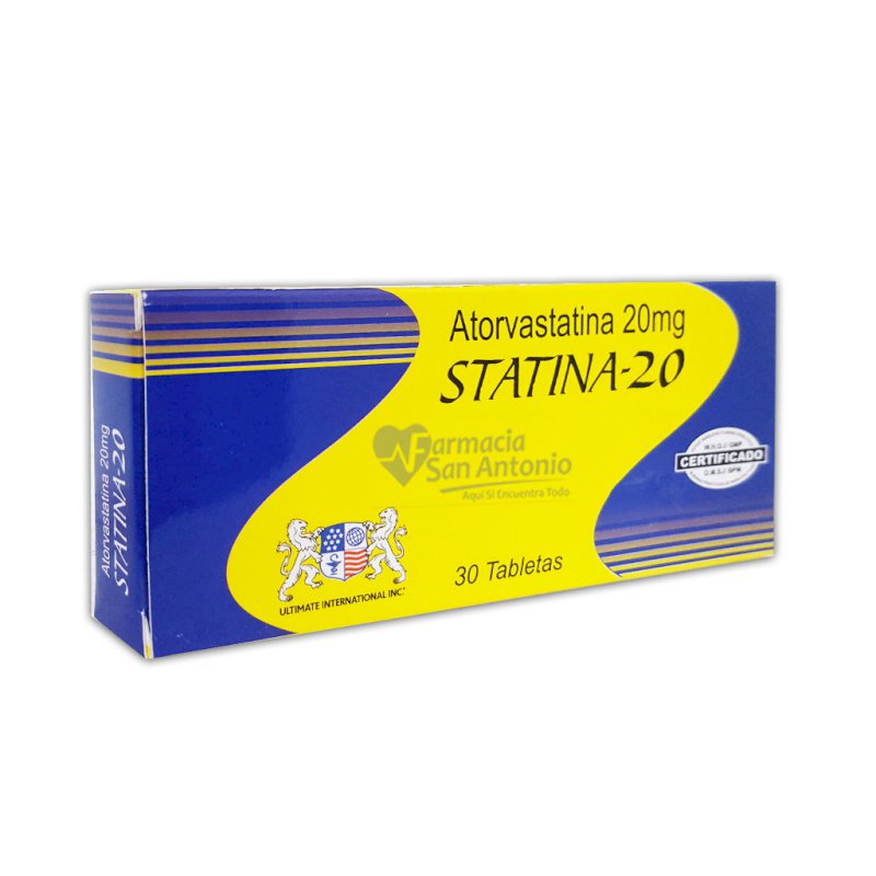 ESTATINA 20MG X 20 TABLETAS