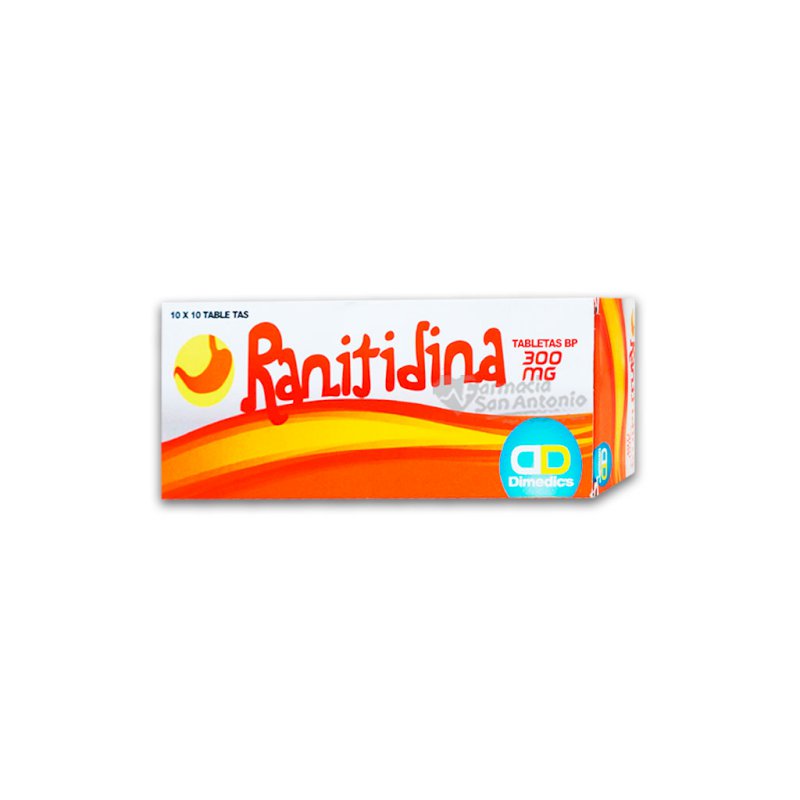 RANITIDINA 300MG X 100 TABS.