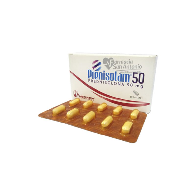 UNIDAD PRENISOLAM CJA 50MG X 50 TAB