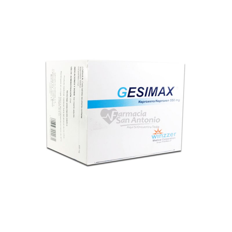 UNIDAD GESIMAX 550MG