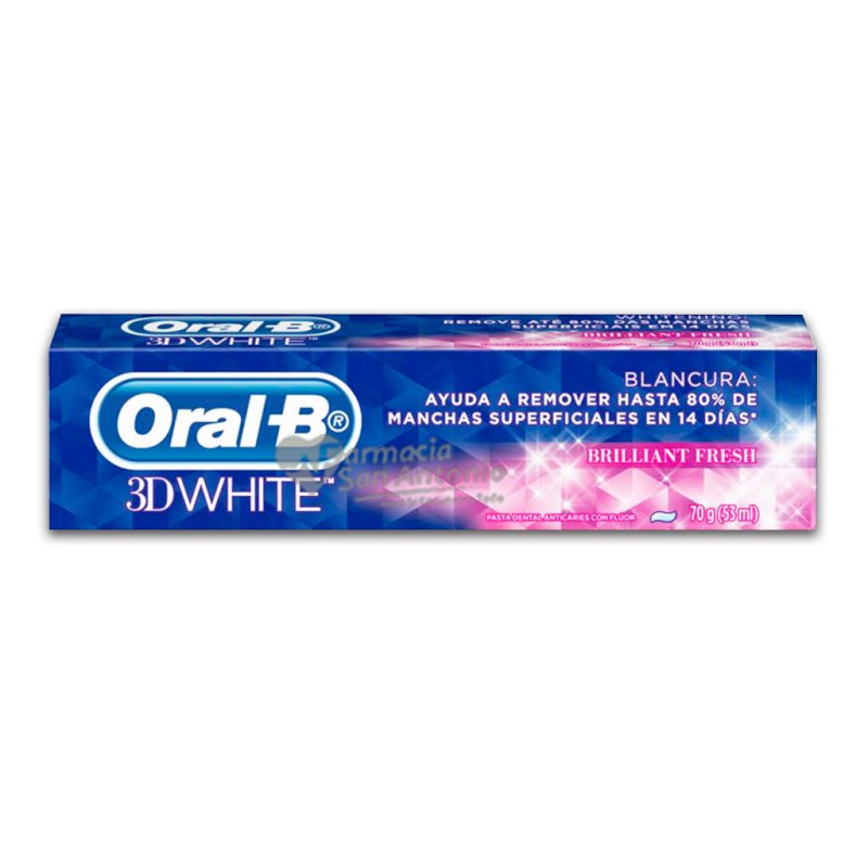 ORAL B PASTA DENTAL 3D WHITE 53ML