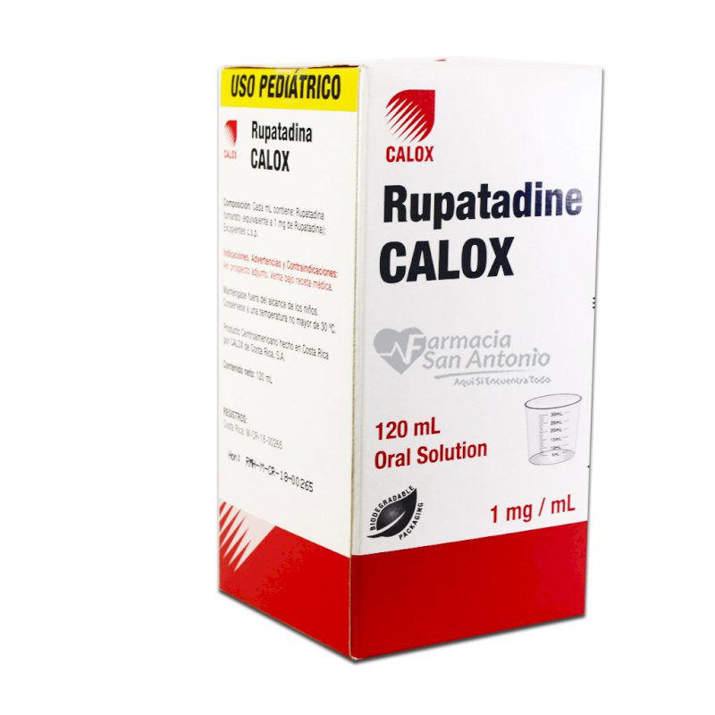 RUPATADINE SOL ORAL 1MG/ML X 120ML