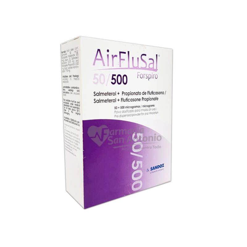 AIRFLUSAL FORSPIRO 50+500MCG X 60 DOSIS