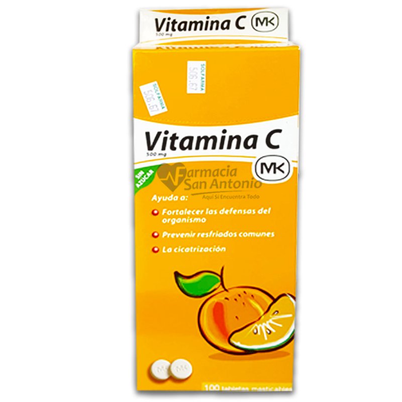 UNIDAD MK VITAMINA-C 500MG