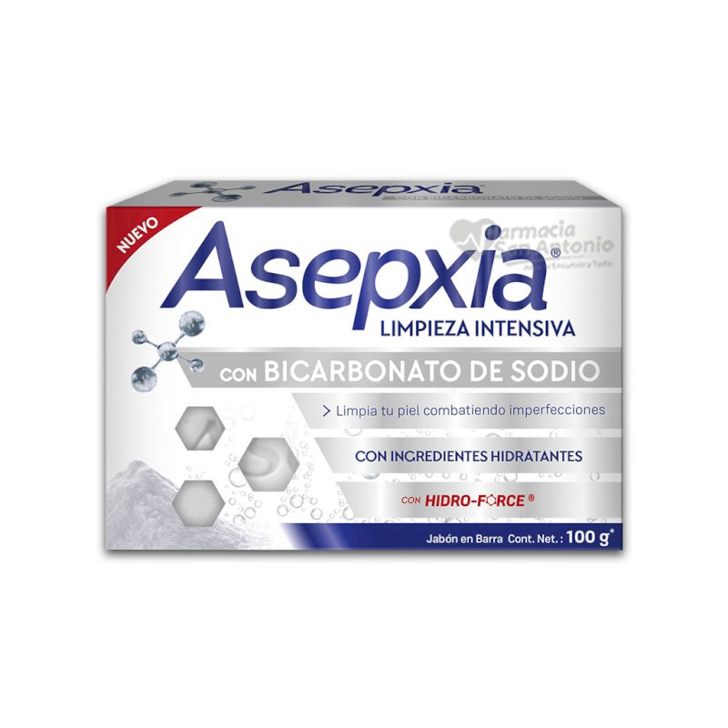 ASEPXIA JABON CON BICARBONATO DE SODIO X 100G