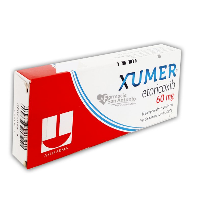 UNIDAD DE XUMER 60MG TABLETAS