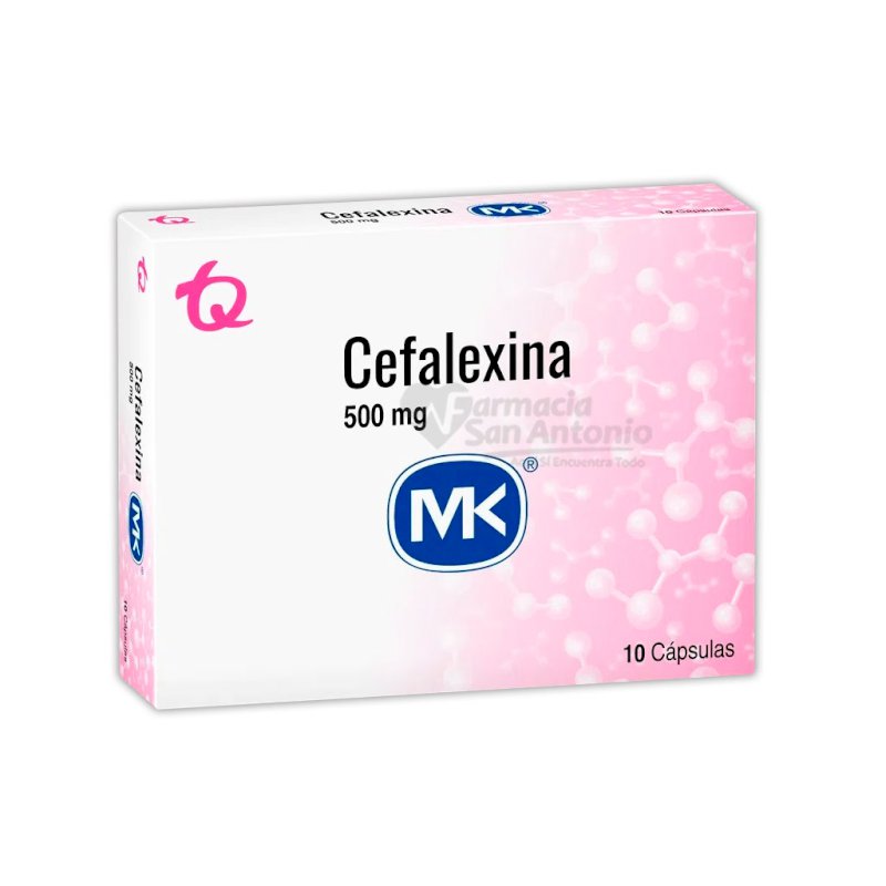 UNIDAD MK CEFALEXINA  500MG CAP