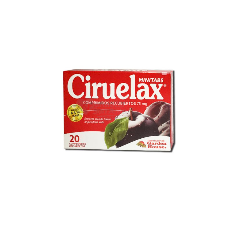 CIRUELAX MINITABS 75MG X 20 COMPRI $