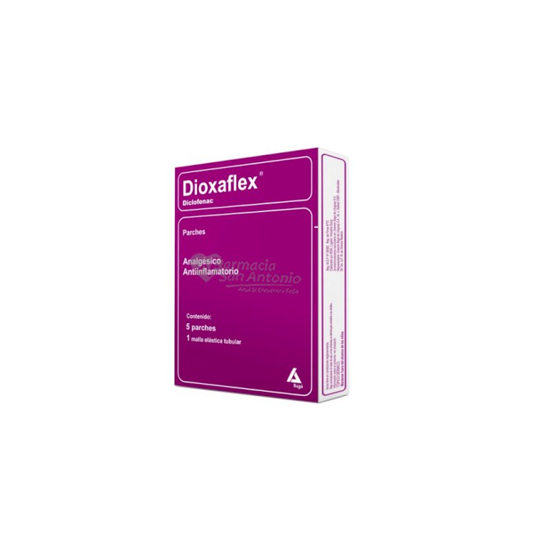 DIOXAFLEX 180 MG X 5 PARCHES