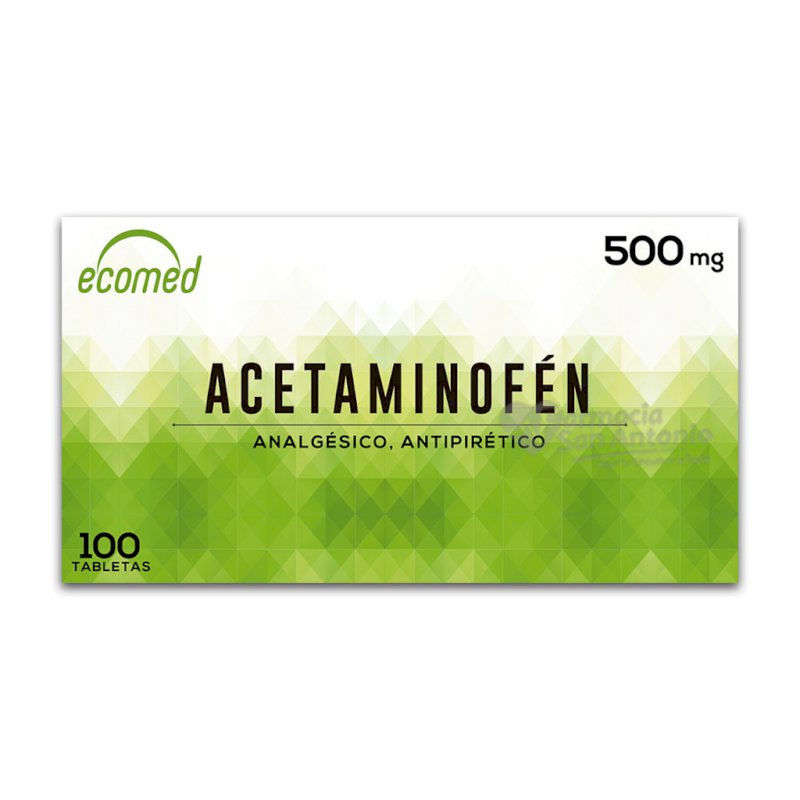 ACETAMINOFEN 500MG X 100 TABS*