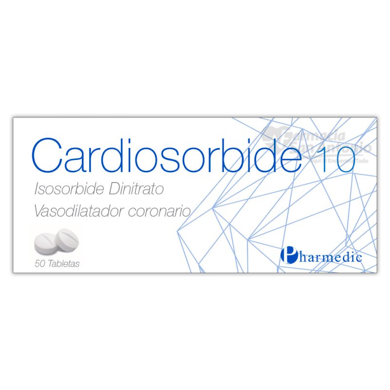 CARDIOSORBIDE 10MG X 50 TAB