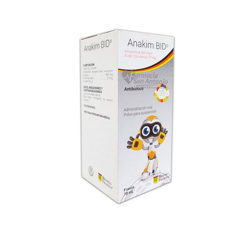 ANAKIM BID (AMOX + AC CLAVU) X 70ML