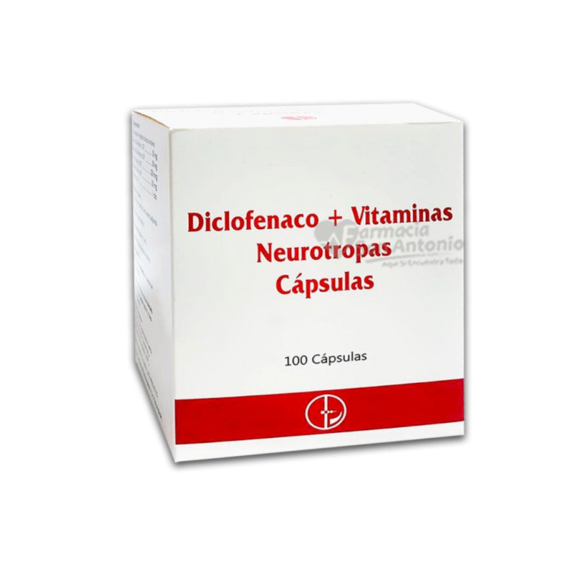 UNIDAD CAPLIN DICLOFENACO POTASICO+NEUROTROPAS