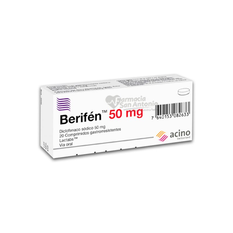 UNIDAD BERIFEN 50MG TABS