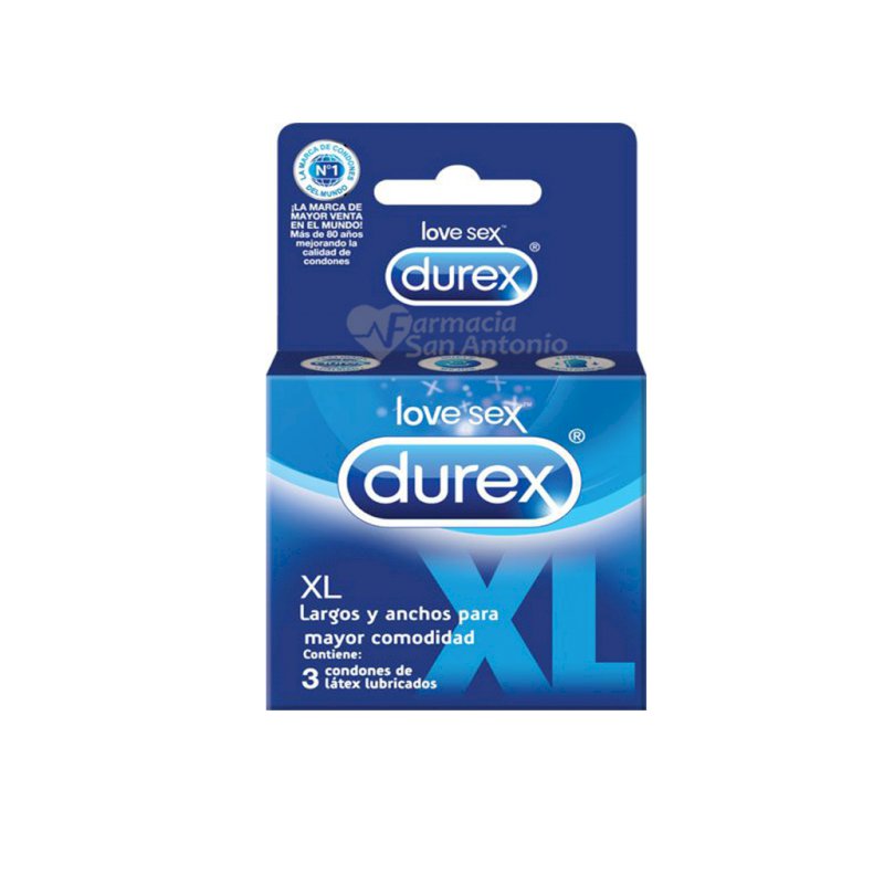 DUREX XL X 3 UNDS