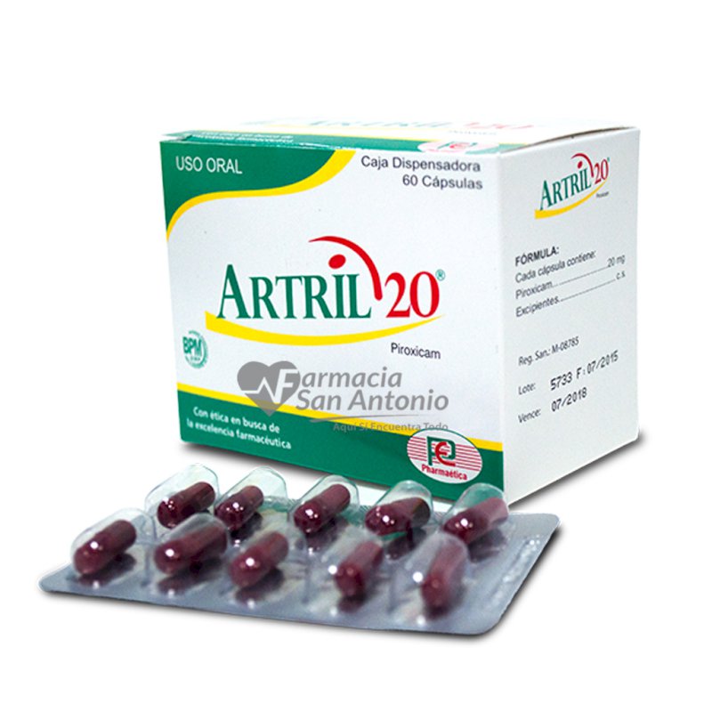 UNIDAD ARTRIL 20 CAPSULAS